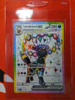 Pokemon Umbreon ex SVP176 Scarlet & Violet Promo Cards Holo Prismatic Evolutions - Image 1