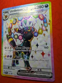 Pokemon Umbreon ex SVP176 Scarlet & Violet Promo Cards Holo Prismatic Evolutions - Image 3