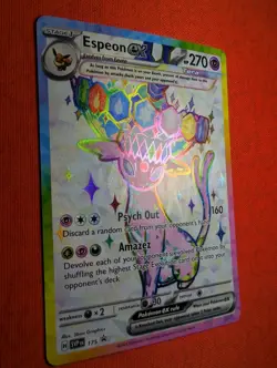 Pokemon Espeon ex SVP175 Scarlet & Violet Promo Cards Holo Prismatic Evolutions - Image 5