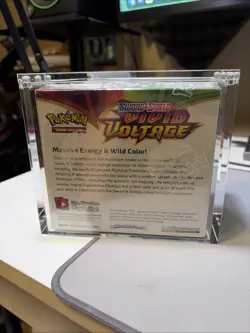 Pokemon TCG Sword & Shield: Vivid Voltage Booster Box SEALED w/ Acrylic Case - Image 3
