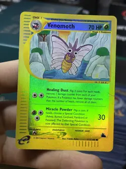 Venomoth 111/144 Skyridge 2003 Reverse Holo e-Series Pokemon Card TCG - Image 3
