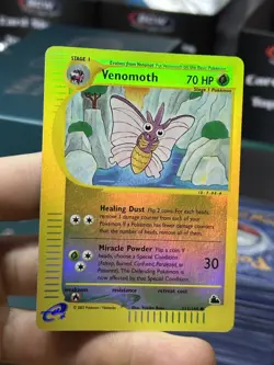 Venomoth 111/144 Skyridge 2003 Reverse Holo e-Series Pokemon Card TCG - Image 4