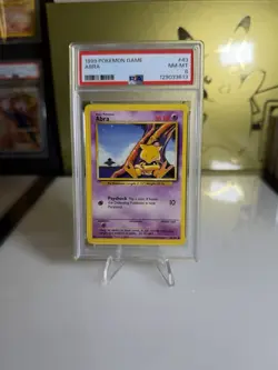 PSA 8 NM-MT 1999 Pokemon Base Set Abra #43/102 WOTC - Image 1
