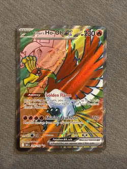Pokemon Ethan's Ho-Oh ex 209/182 Sv10: Destined Rivals Holo Full Art - Image 1