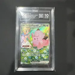 Lillie's Clefairy EX 184/159 Journey Together SIR TAG Graded 10 NM-Mt+ Pokemon - Image 1