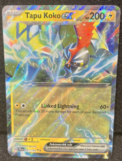 Tapu Koko EX 51/159 Double Rare Holo - SV09 - Journey Together -NM- Pokemon TCG - Image 1