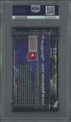 2019 Pokemon Intl Hidden Fates Foil Booster Pack Shiny Mewtwo PSA 9 MINT - Image 2