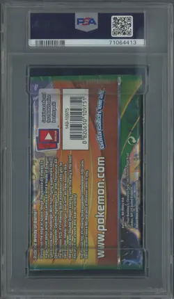 2015 Pokemon Intl Xy Roaring Skies Booster Foil Pack Raquaza Art PSA 8 NM-MT - Image 2
