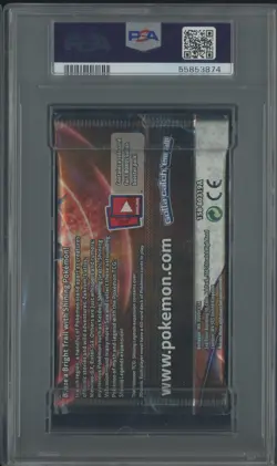 2017 Pokemon S & M Shining Legends Foil Booster Pack Rayquaza PSA 9 MINT - Image 2