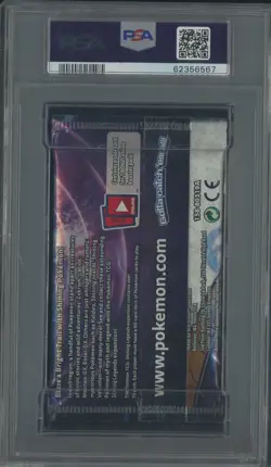 2017 Pokemon Sun & Moon Shining Legends Foil Booster Pack Mewtwo PSA 9 MINT - Image 2