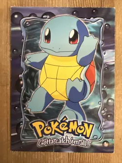 1999 Topps Pokemon Movie Edition #E7 of 12 Squirtle Stage 1 DMG - Image 1