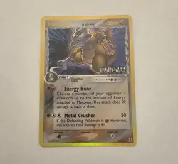 Marowak 10/113 EX Delta Species Reverse Holo Holo Rare Stamp Pokemon TCG - Image 1