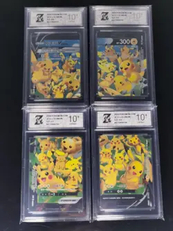Pokemon TCG S-Chinese Pikachu V-UNION S-P 109-112 NM Holo 4PCS Z10+ - Image 1