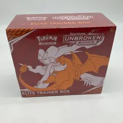 Pokemon TCG Sun & Moon Unbroken Bonds Elite Trainer Box SEALED ETB - Image 1