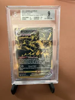 Pokemon Eternatus VMAX Shining Fates Shiny Vault Holo Secret Rare SV122 BGS 9 - Image 1