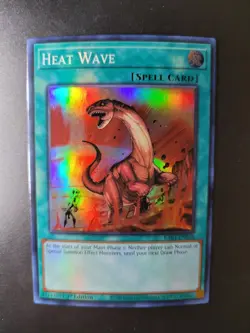 Yugioh - Heat Wave (Super Rare) RA03-EN058 Quarter Century Bonanza - Image 1