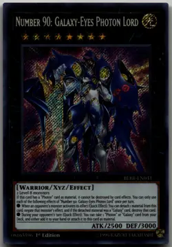 Number 90: Galaxy-Eyes Photon Lord Secret Rare Battles of Legend: Relentless Rev - Image 1