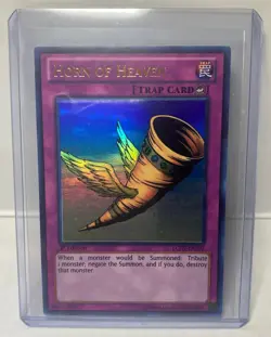 | Yugioh Black Horn of Heaven LCJW-EN297 1st Edition Ultra Rare - Image 1