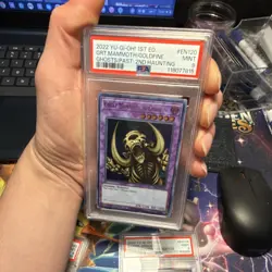Yu-Gi-Oh! Great Mammoth of Goldfine GFP2-EN120 1st Edition 2022 PSA 9 Graded NM - Image 1