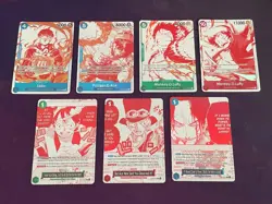 One Piece 3rd Anniversary Treasure Campaign Promo Pack English - Set of 7 - Image 1