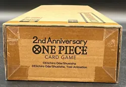 One Piece Card Game Japanese 2nd Anniversary Set Box Sealed - Image 1
