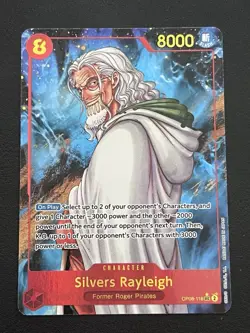 Silvers Rayleigh OP08-118 Parallel (Secret) Two Legends ONE PIECE English - Image 3