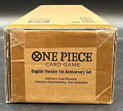 One Piece Card Game English Version 1st Anniversary Set Box Sealed - Image 1