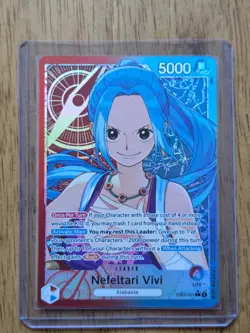 One Piece EB03 English Alt Art Leader Nefeltari Vivi EB03-001 - Image 1