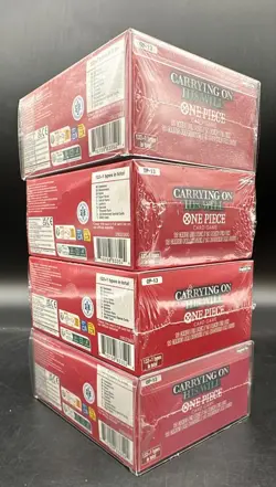 Lot of (4) One Piece EN OP13 Carrying on His Will Booster Boxes Sealed - Image 3