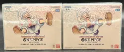Lot (2) One Piece EN Awakening in the New Era Booster Box Sealed w/ Plastic Case - Image 1