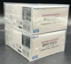 Lot (2) One Piece EN Awakening in the New Era Booster Box Sealed w/ Plastic Case - Image 3