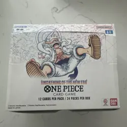 Bandai One Piece OP05 Empty Booster Box ONLY AWAKENING OF THE NEW ERA Mint - Image 1