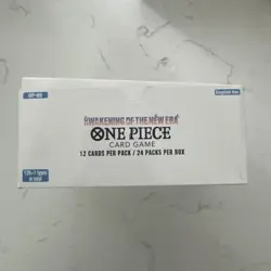 Bandai One Piece OP05 Empty Booster Box ONLY AWAKENING OF THE NEW ERA Mint - Image 2