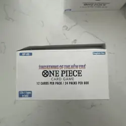 Bandai One Piece OP05 Empty Booster Box ONLY AWAKENING OF THE NEW ERA Mint - Image 4