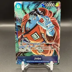 One Piece TCG Jinbe Alt Art OP14-049 SR ENG The Azure's Sea's Seven - Image 1