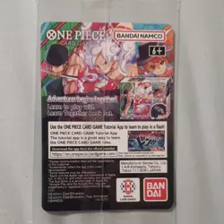 New Bandai One Piece Card Game Monkey.D.Luffy US Voyage P-055 Promo Holo 5000 - Image 2