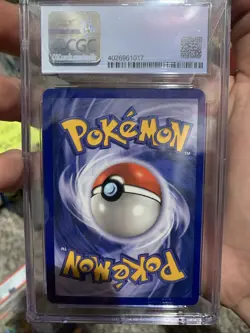 CGC 8.5 Alakazam 1999 Base Set 1/102 Holo Pokemon Card - Image 2