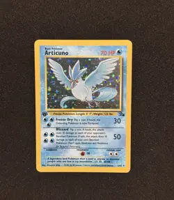 Articuno Holo Rare 1st Edition 2/62 - 1999 Fossil WoTC Pokemon TCG Card Vintage - Image 2