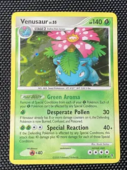 Venusaur 13/147 HOLO Platinum Supreme Victors Pokemon Card 2009 LP/ NM - Image 1