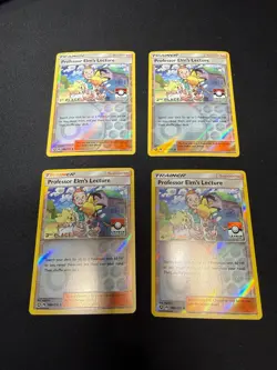 Pokemon Card Professor Elm's Lecture League 1st 2nd 3rd 4th Place LP/NM 188a/214 - Image 1