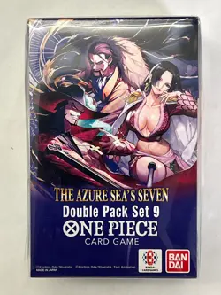 One Piece Card Game The Azure Sea’s Seven Double Pack Set 9 Bandai Sealed - Image 1