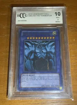 Yu-Gi-Oh! Cards -Obelisk The Tormentor Grade 10 + 3 Sealed Limited Edition Cards - Image 2