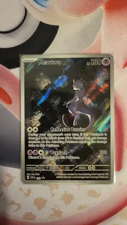 Mewtwo 052 SV: Scarlet & Violet Black star Promo Holo 130HP Basic Pokemon Card - Image 1