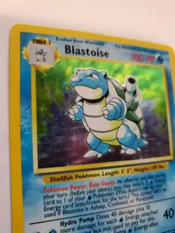 Blastoise Base Set Holo Pokemon Card Jungle Fossil - Image 2