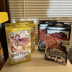 4X One Piece Card Game Starter Deck ST-07: Big Mom Pirates ST-07 ENGLISH - Image 1