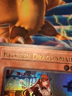 1st ed Kitchen Dragonmaid BLMM-EN058 Ultra Rare Yugioh Card Light Play - Image 3