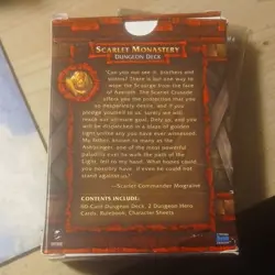 Cryptozoic World of Warcraft TCG Scarlet Monastery Dungeon Deck 60Cards English - Image 2