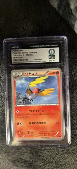 CGC Graded Pokemon TCG Lot 10 Cards Holo Multi-Language Sets Rare Fletchinder - Image 2