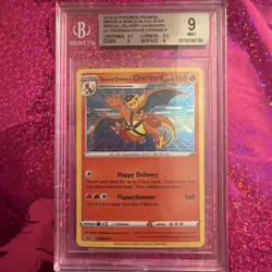 BGS 9 Special Delivery Charizard, 2019 SWSH075 Mint Condition Pokemon Card Promo - Image 1
