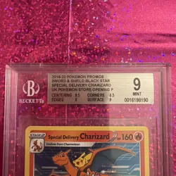 BGS 9 Special Delivery Charizard, 2019 SWSH075 Mint Condition Pokemon Card Promo - Image 3